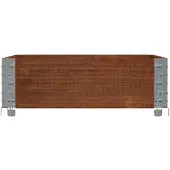 vidaXL Jardinière marron 80x60 cm bois massif de pin