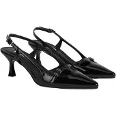 Desa Escarpins à bride arrière 'High Heels' noir