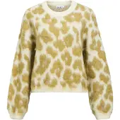 Object Pull-over 'OBJPipsy' beige clair / moutarde