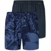 Schiesser Boxers ' Multi ' bleu foncé / noir