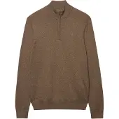 Superdry Homme Pull Essential Laine Légère Coupe Ajustée Brown Taille: L