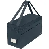Leitz 67230089 Desk Sharing Tasche mit Deckel Kunststoff grau