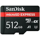SanDisk GamePlay Express microSD 512 Go, 512 Go, MicroSD, Classe 10, UHS-I, 880 Mo/s, 650 Mo/s