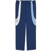 Puma Pantalon de sport bleu foncé / blanc