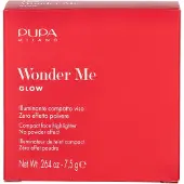 PUPA Milano Wonder Me Glow enlumineur poudre compact teinte 102 - Pure Gold 7.5 g