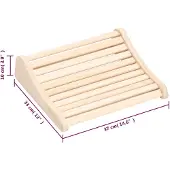 vidaXL Appui-tête de sauna Bois massif de pin