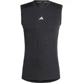Adidas T-Shirt fonctionnel noir / blanc