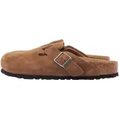 Birkenstock Boston Suede Leather Narrow Sandals Marron EU 46