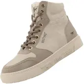 Mustang Bottines à lacets 'Rhonda' beige / beige foncé