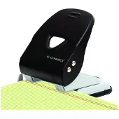 Q-CONNECT Perforatrice en métal, 40 feuilles, noir/gris