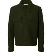 Selected Veste mi-saison 'SLHNEALY' vert foncé
