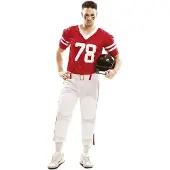 My Other Me Fun Company Rugby Player Costume Beige 2XL Enfants