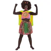 Creaciones Llopis African Jungle Adult Costume Multicolore Enfants
