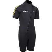 BEUCHAT 1dive Junior 3 Mm Short Sleeve Shorty Noir 10-12 Years Garçon