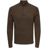 Only & Sons Pull-over 'ONSLoui' chocolat