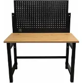 JBM Table De Travail Pliante Avec Panneau Frontal