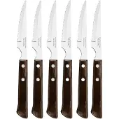 Tramontina Ensemble De Couteaux Polywood Chestnut Bbq 6 Unités