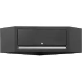 JBM 16491s Corner Wall Cabinet Noir