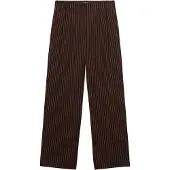 Superdry Pantalon à pince brun foncé / rose