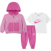 Nike Set rose / éosine / blanc