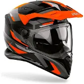 Airoh Badx-x Glitch Full Face Helmet Noir S
