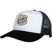 Santa Cruz Casquette Flaming Dice Dot Meshback
