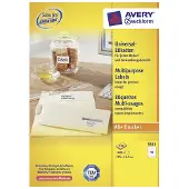 Avery Zweckform A4 105x42.3 Mm Stickers Clair Enfants