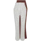 Trendyol Pantalon de pyjama chocolat / noir / blanc