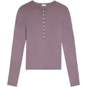 Bershka T-shirt violet chiné