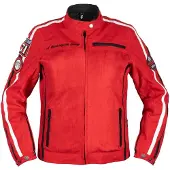 Helstons Queen Tissu Mesh Rouge CE Blouson Taille S
