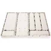 Tescoma Insert pour tiroir FlexiSPACE 74x74 mm, Boîte de conservation, Blanc