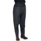 vidaXL Cuissardes avec bottes noir taille 42