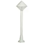 Albert Lampe de jardin Triangle blanc