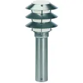 Albert Lampe de jardin en acier inoxydable Lanterno 50 cm