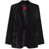 HUGO Blazer Regular en velours à un bouton
