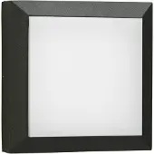 Albert Applique carrée Parel 19cm-noir