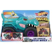 Hot Wheels Monster Camion Dévoreur Wrex: Action & Sons Intenses