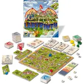 Ravensburger Carcassonne Labyrinth - Jeu de société et jeu de plateau à partir de 8 ans