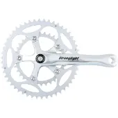 Stronglight Pedalier route 8-9v. impact argent 175mm 52-34 (axe carre 107mm)