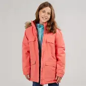 Trespass Parka isolée et imperméable filles - Soft Orange