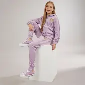 Juicy Couture Survêtement en velours avec logo cœur filles - Lavenula