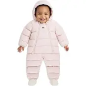 Lacoste Kids Solid Pram Long Sleeve Overall Rose 24 Months Enfants