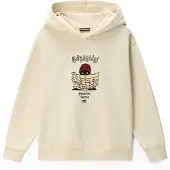 Napapijri Sweat 'B-Flein' beige / jaune pastel / rouge / noir