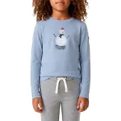 Super.natural T-shirt à Manches Longues Snowman Regular Fit