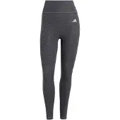 Adidas Pantalon de sport 'Optime Essentials' gris chiné / blanc