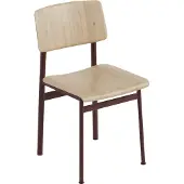 Muuto Loft Chaise Oak|Deep Red