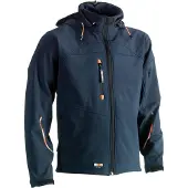Herock Veste softshell a capuche Poseidon Bleu Marine M