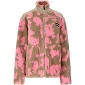 Slope Kendor AOP Teddy, veste polaire, femme, rose