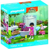 Playmobil 71950 L'heure du bain des animaux