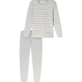 Schiesser Pyjama gris argenté